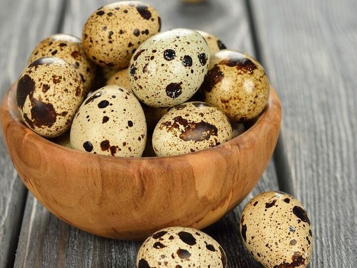 Quail eggs for strength
