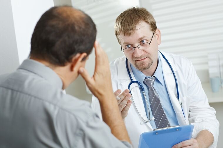 A man's timely appeal to a doctor will help to avoid problems with activity