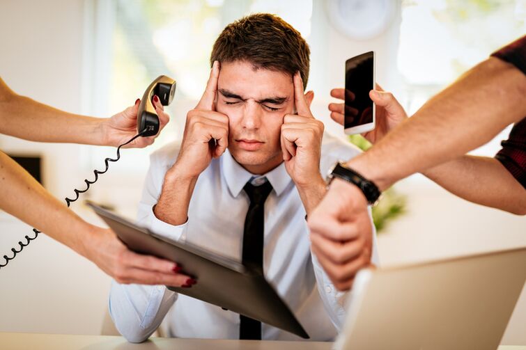 Constant stress leads to worsening strength in men