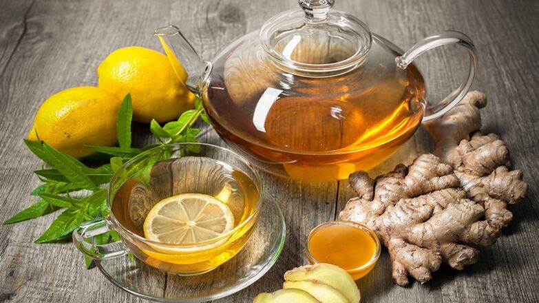 prepare and drink ginger tea to improve activity