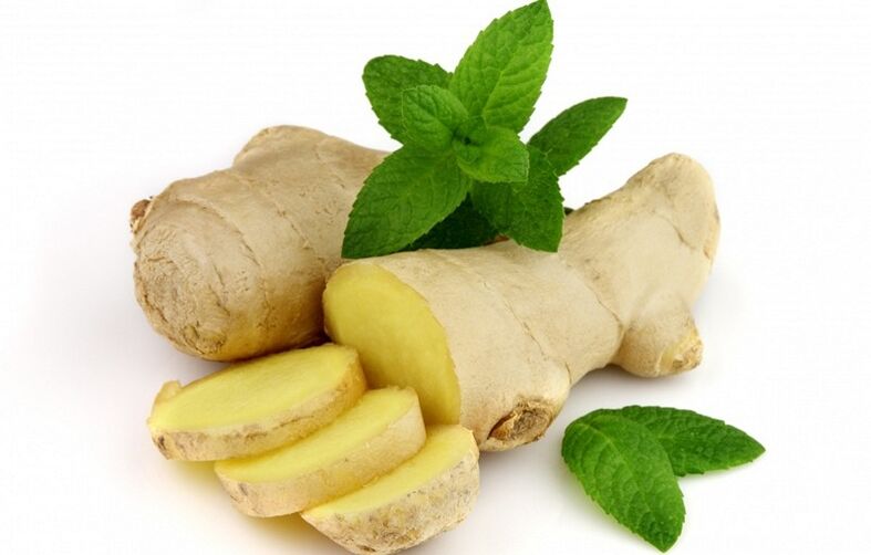 Ginger to increase the strength of men